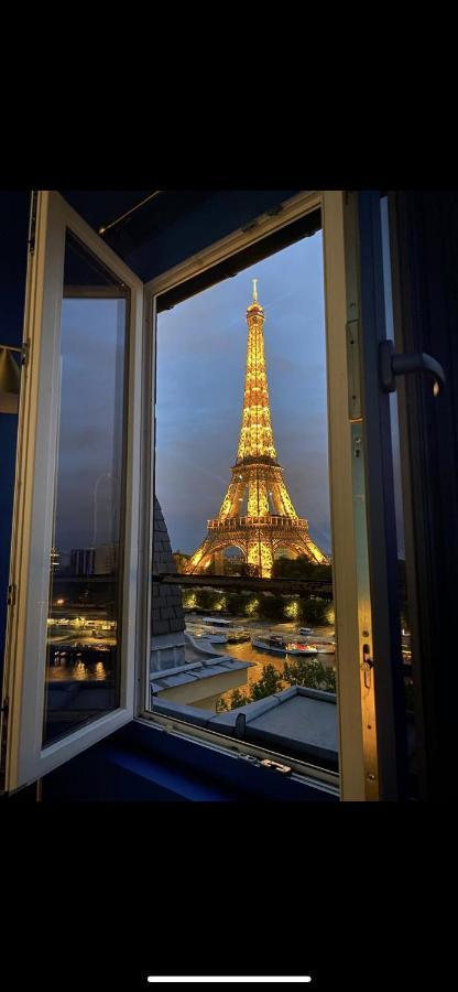 Eiffel Tower Romantic View Lägenhet Paris Exteriör bild